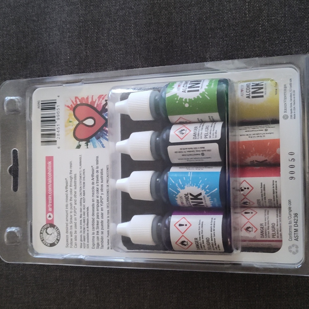 Alcohol Ink Set - Vibrant Colors - Picture 2 of 3